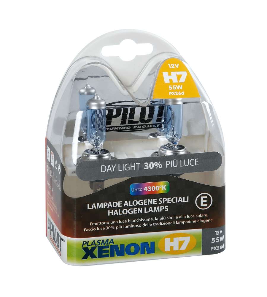 COPPIA LAMPADE H7 "XENON"12V.55W PILOT  58172