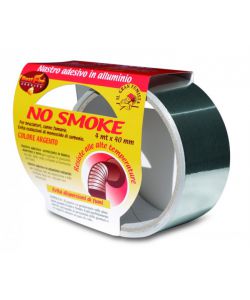 NASTRO ADESIVO BEST FIRE "NO SMOKE" IN ALLUMINIO, 40 MM X 4 MT