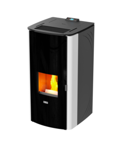 TERMOSTUFA A PELLET 'CLASS THERMO 28' BIANCA 25,8 KW - CANADIAN STOVE.