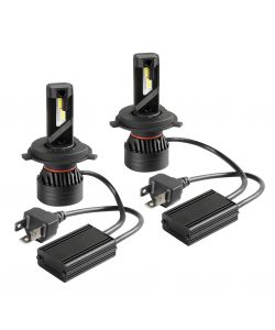 LAMPADE LED PER AUTO 9-32V HALO LED SERIE 9 ULTRA POWER COMPACT - (H4) - 45W - P43T - 2 PZ  - SCATOLA  57763