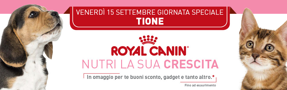 VENERDI' 15 SETTEMBRE: SPECIALE GIORNATA ROYAL CAN