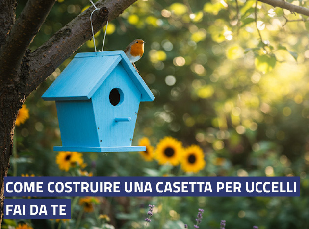 Come costruire una casetta per uccelli fai da te