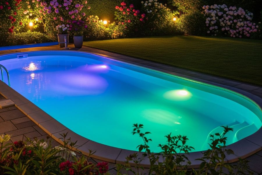 Come camuffare una piscina fuori terra