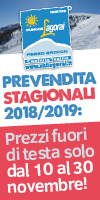 PREVENDITA STAGIONIALI FUNIVIE LAGORAI... STAGIONE