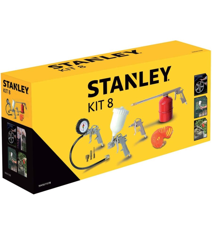 Kit 8 Accessori Per Compressore Aria Compressa - Attacco Rapido Stanley in  vendita online