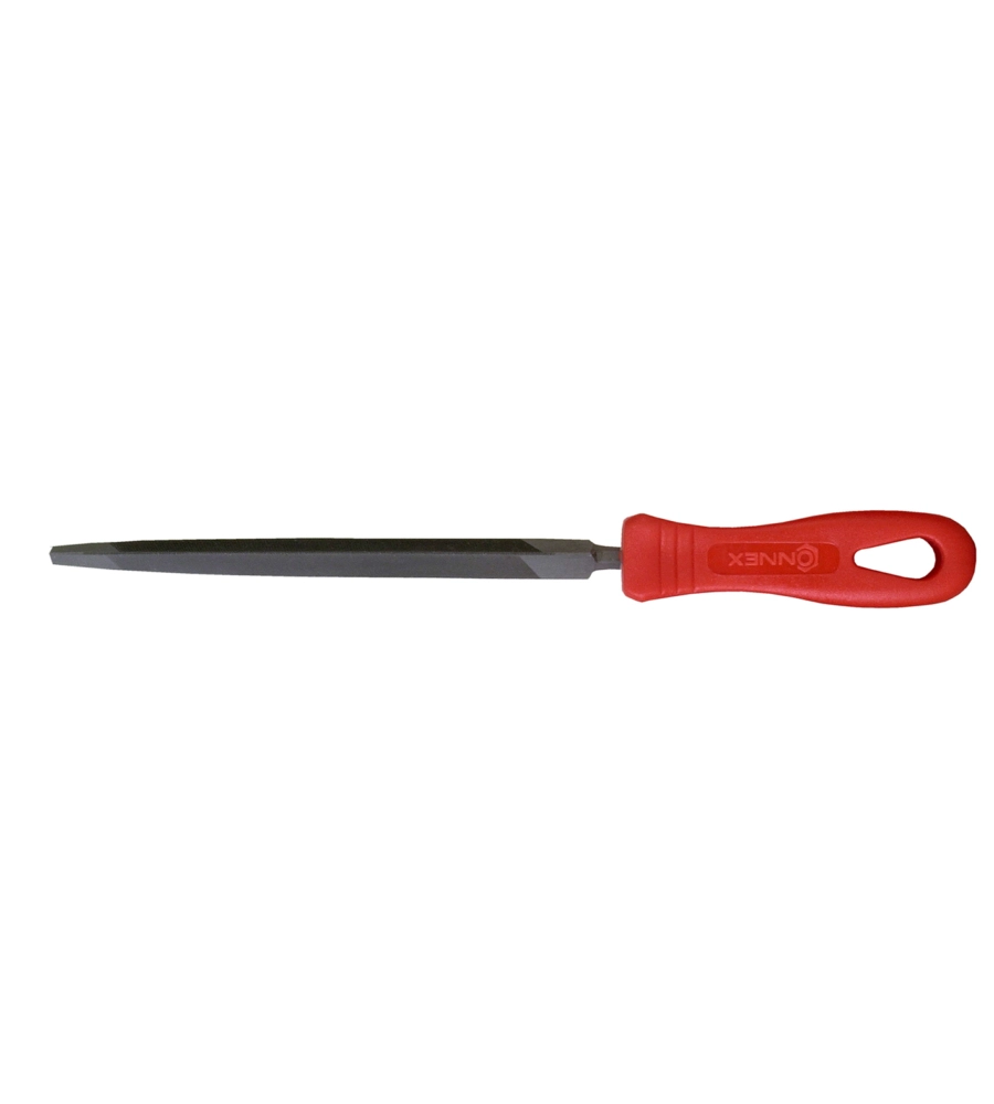 Lima triangolare bastarda taglio 2 l. 125 mm.