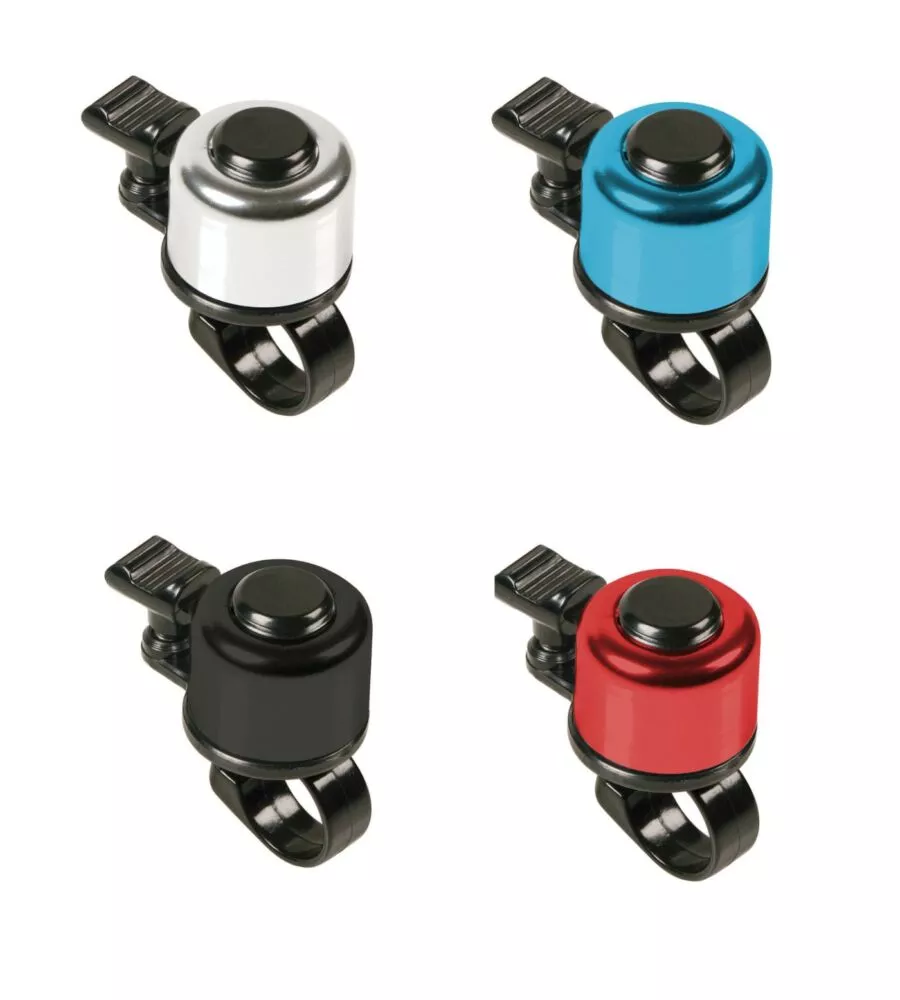 Campanello a percussione regolabile lampa in alluminio colori assortiti 35 mm - 93287