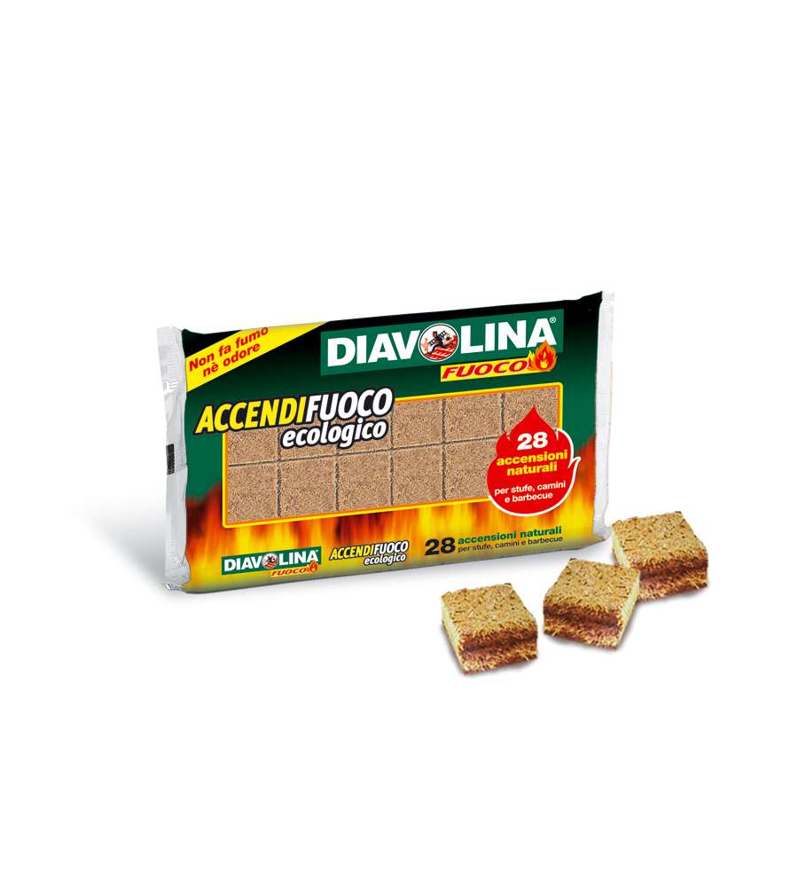 Diavolina Ecologica Accendifuoco. in vendita online