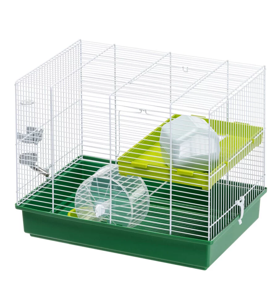 Gabbia hamster duo bianca 46 x 29 x h 37,5 cm - ferplast