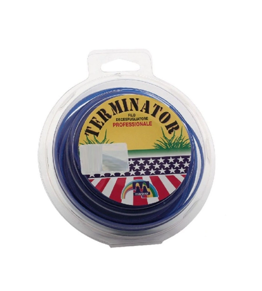 Filo professionale per decespugliatori maniver "terminator" 3,0 mm x 60 m