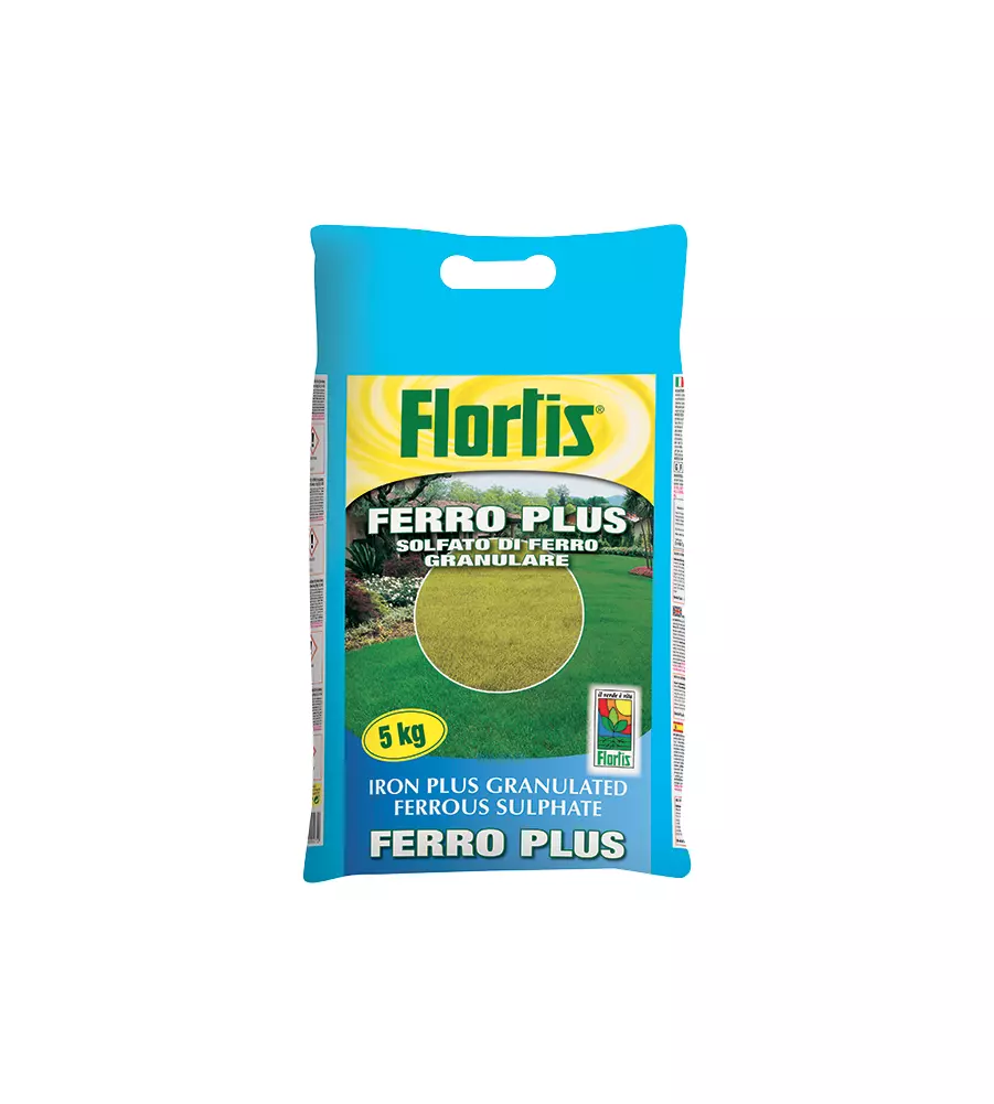 Concime granulare flortis "ferro plus" solfato di ferro 5 kg