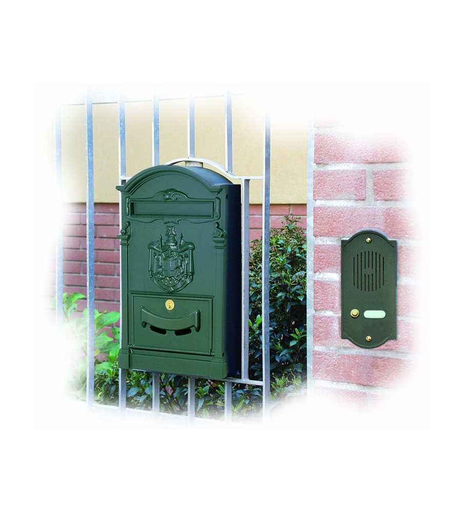 Cassette postali per montaggio su palo di sicurezza in metallo cassetta  postale per esterni da giardino