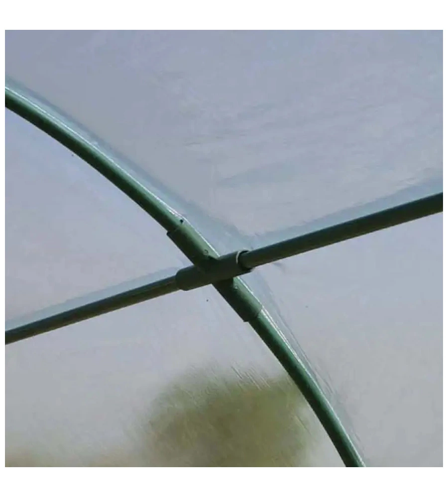 Telo di ricambio verdemax per serra premium in plastica trasparente 200x300x180 cm