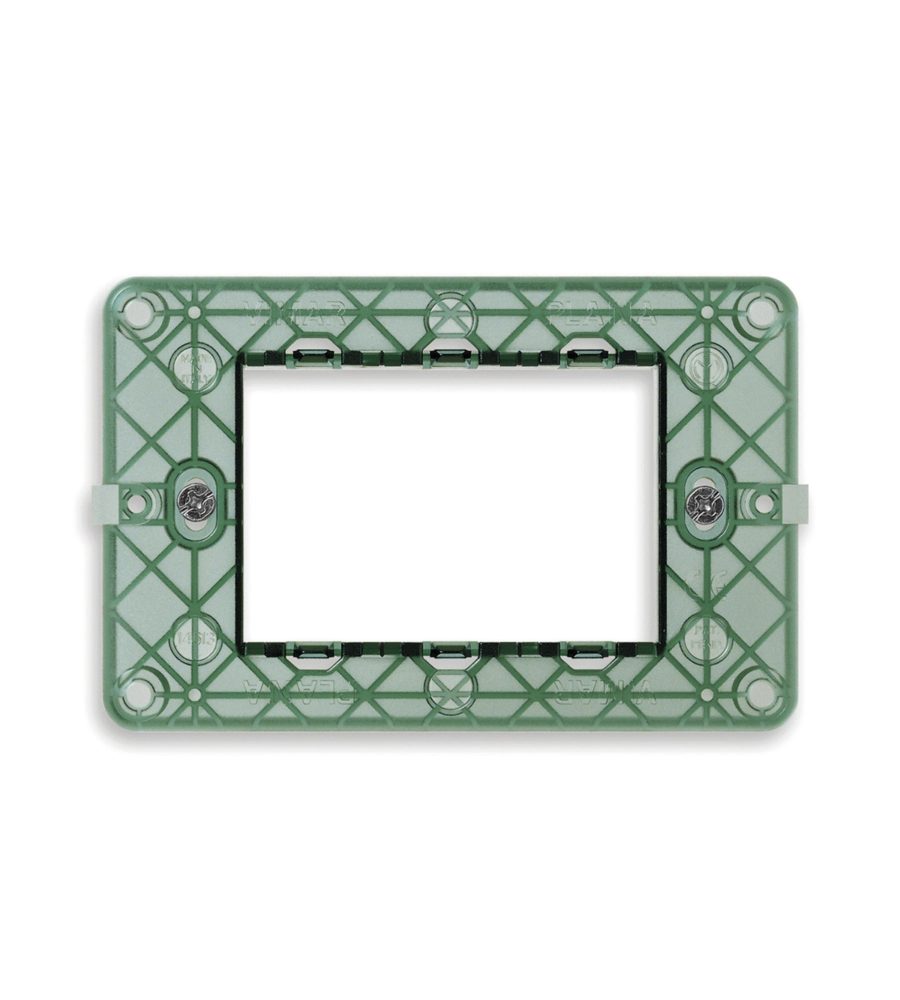 Supporto 3 moduli vimar "plana" con viti - cod.0r14613
