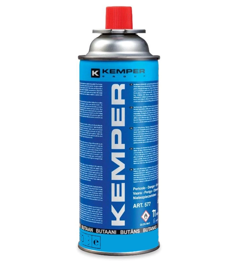 Cartuccia a gas butano kemper 227 gr