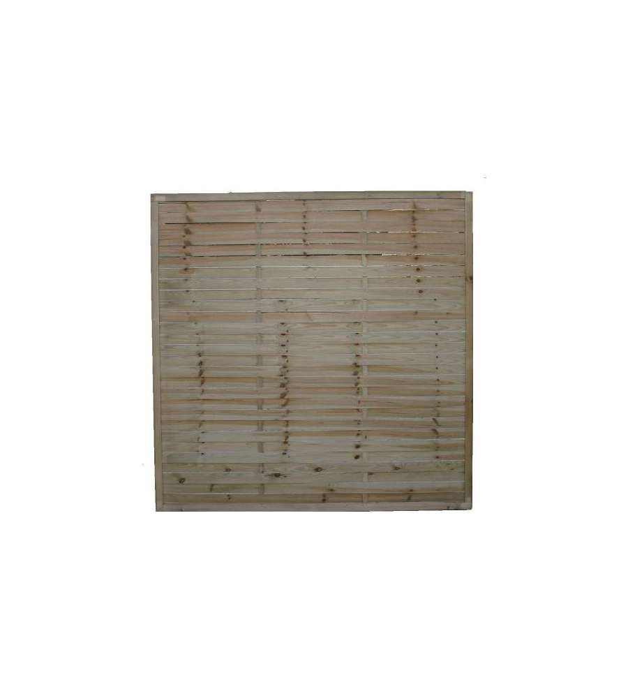 Frangivento da esterno 'eco' in legno di pino, 180x180x2,5/5 cm