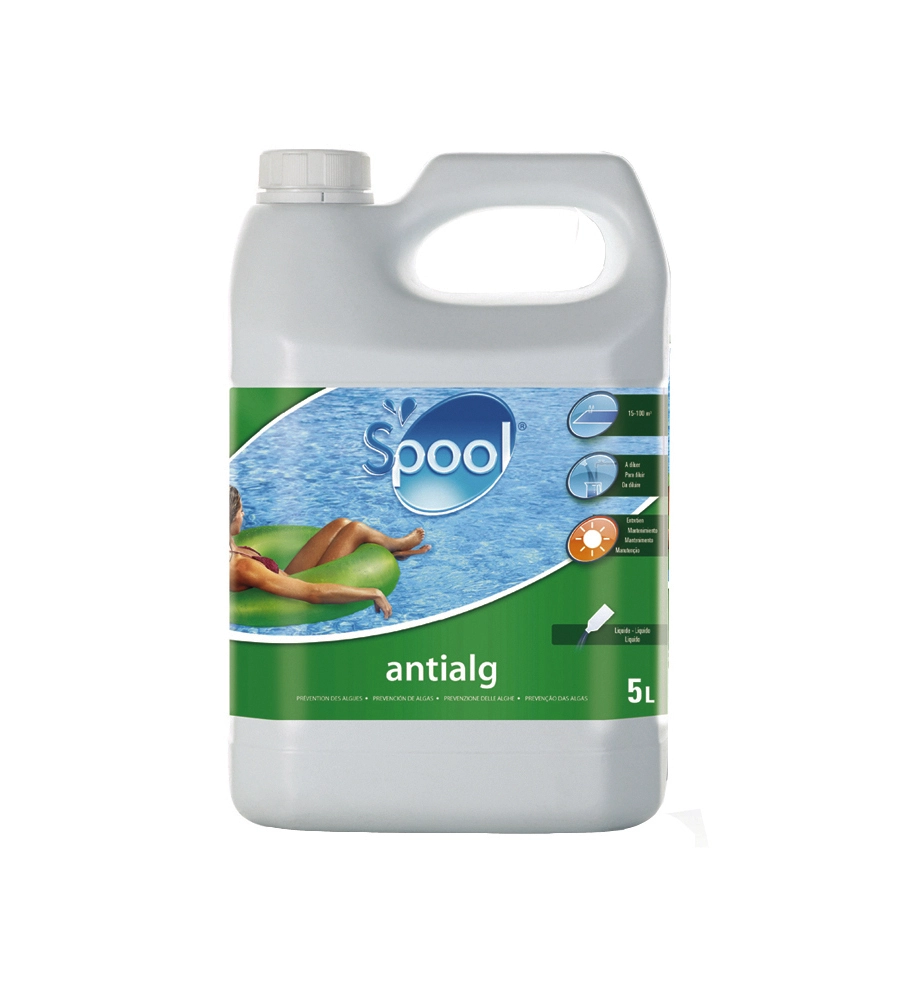 Antialga per piscine da esterno gre 5 l