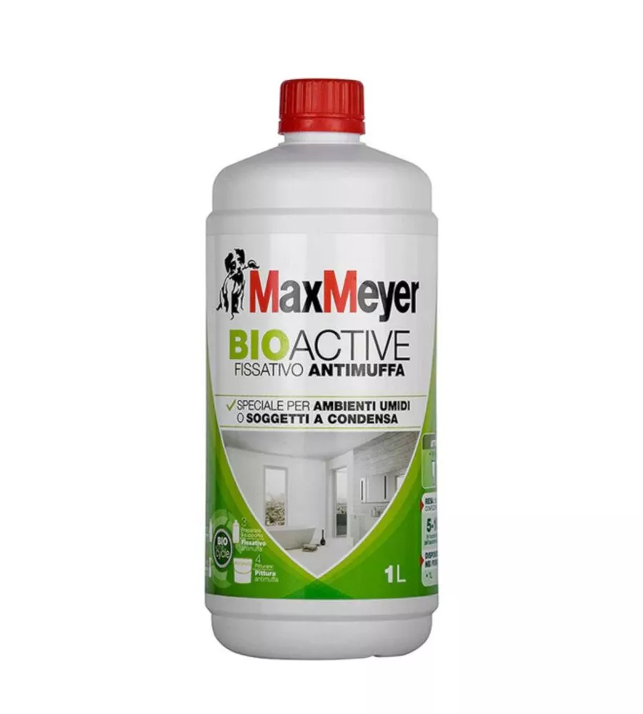 Fissativo antimuffa max meyer "bioactive" bianco 1 lt