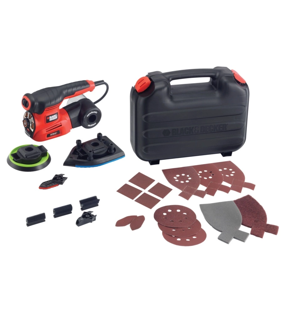 Multilevigatrice "ka280lk-qs" black&decker 4 in 1 con 22 accessori.