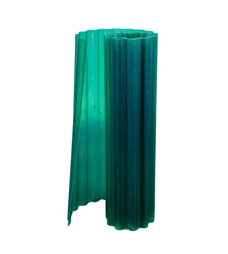 Vetroresina - rotolo da 1x5 metri colore verde - onduline.