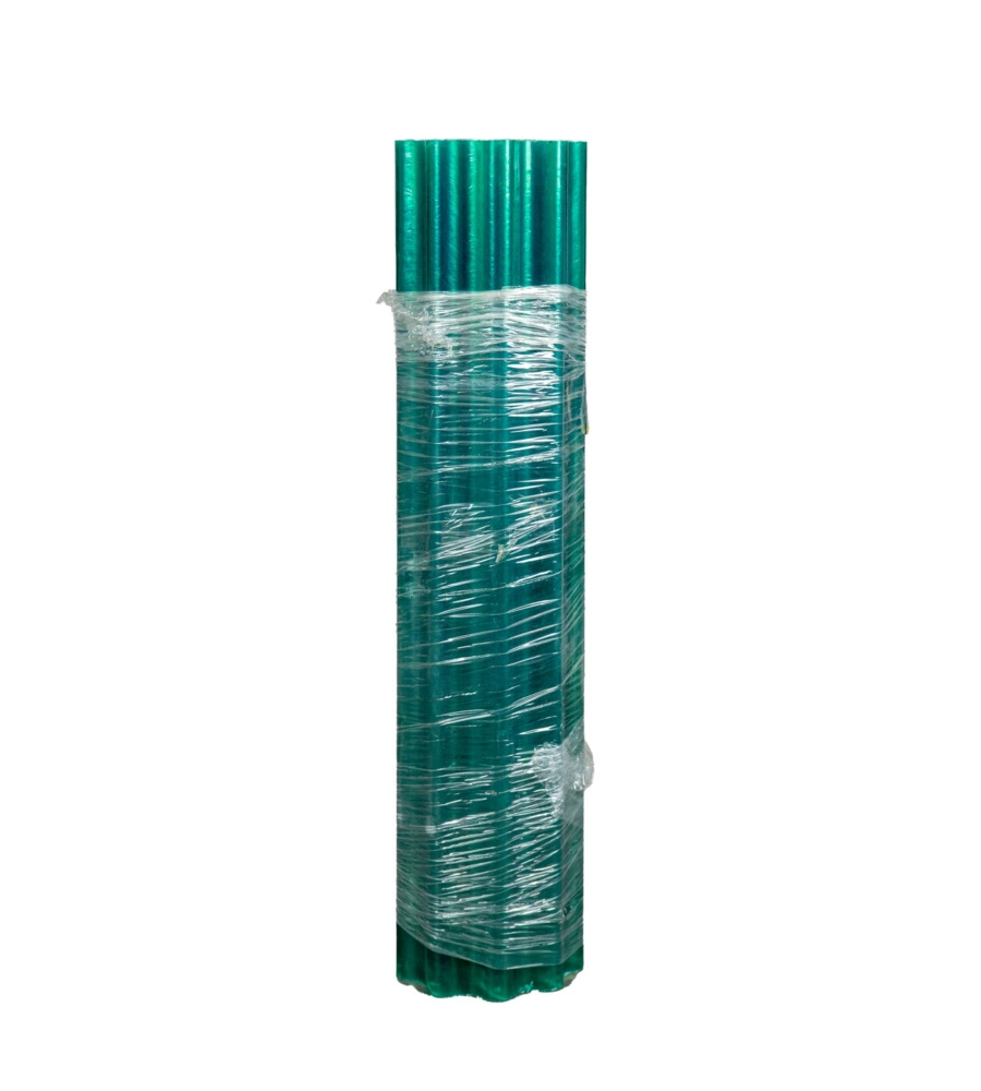 Vetroresina - rotolo da 1x5 metri colore verde - onduline.