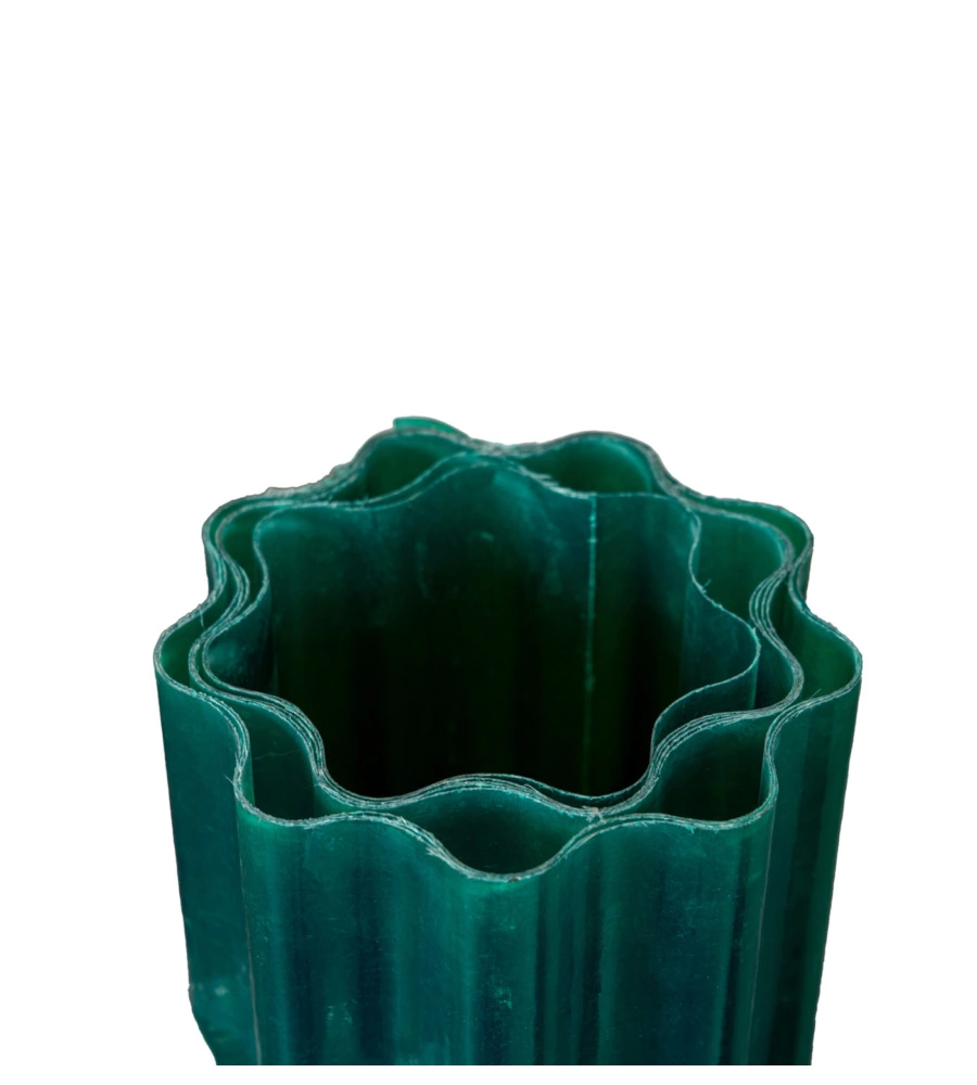 Vetroresina - rotolo da 1x5 metri colore verde - onduline.
