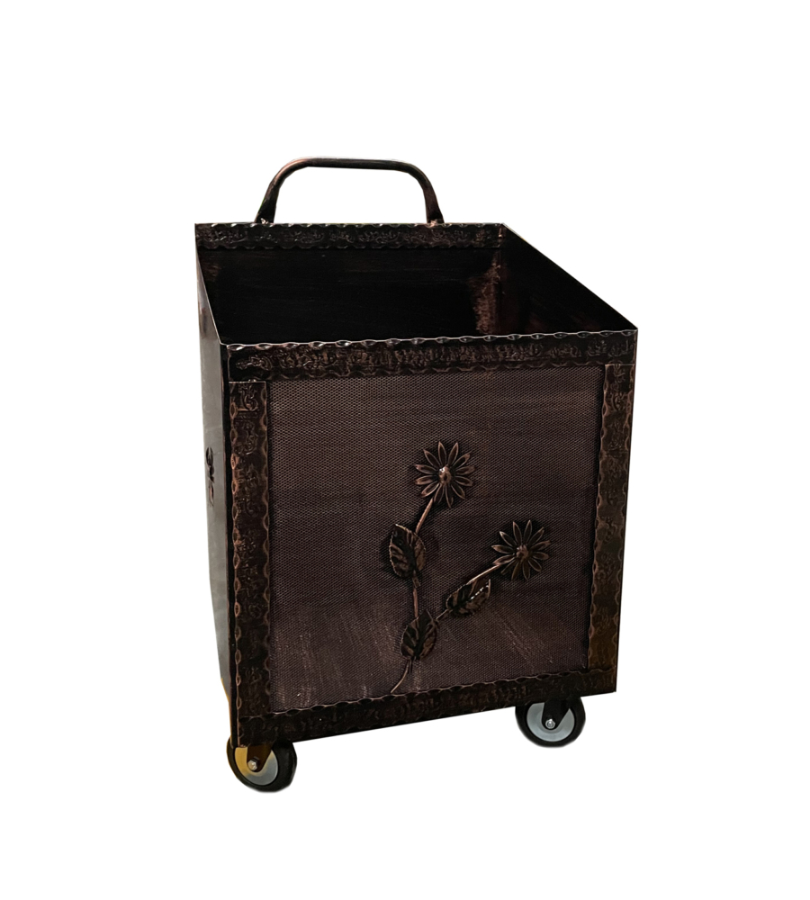Porta Pellet/legna Con Ruote, 37x42x57 Cm in vendita online