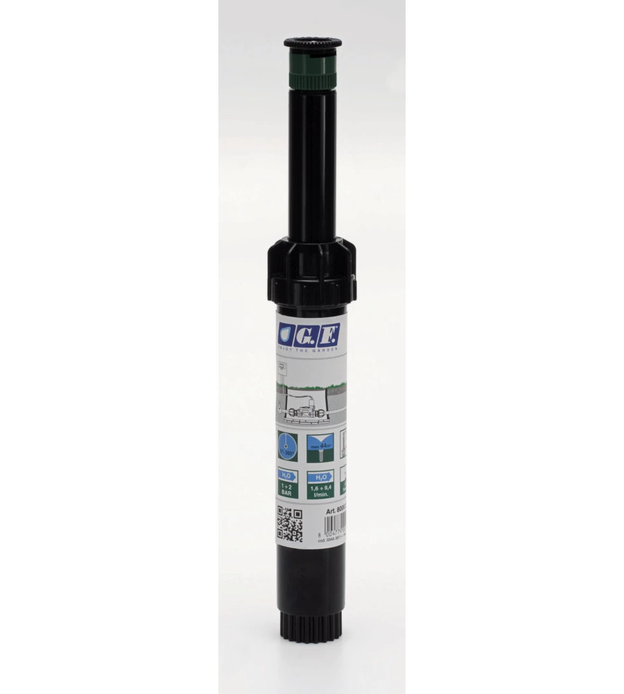Irrigatore ?pop-up statico? alzo 10 cm - rotazione 180 gradi.
