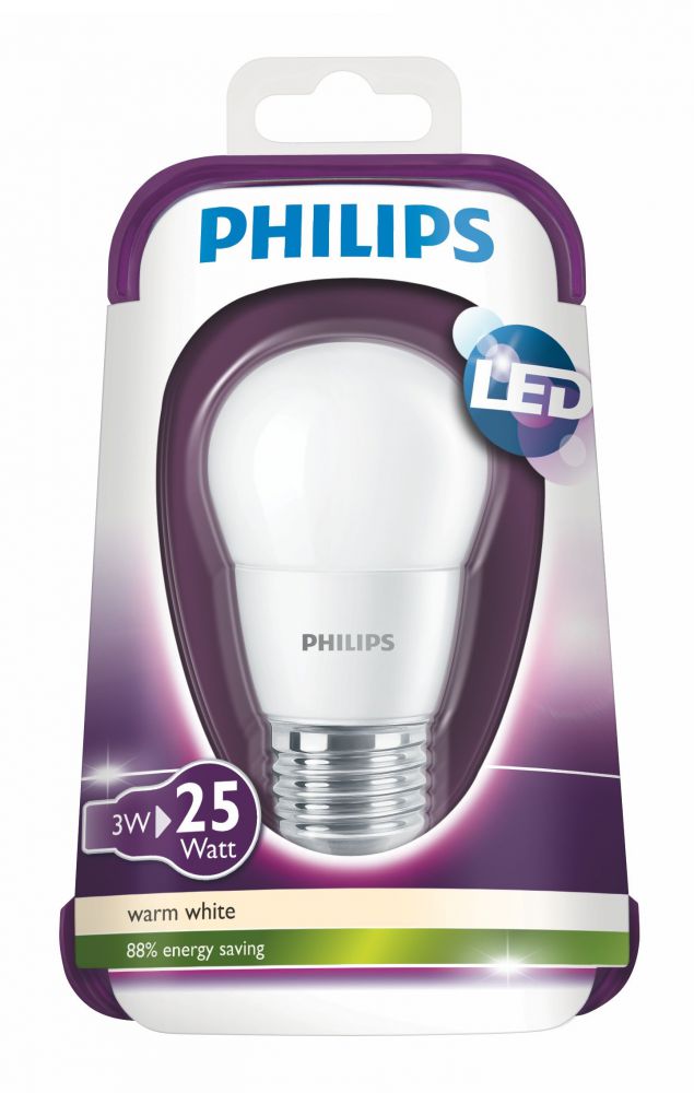 LAMPADINA LED PHILIPS 30W E27 WW 230V P45 FR ND/4