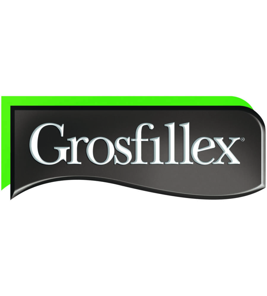 GROSFILLEX CASETTA DA GIARDINO IN PVC "DECO BIANCO-GRIGIO" 4,9 MQ - 22905140