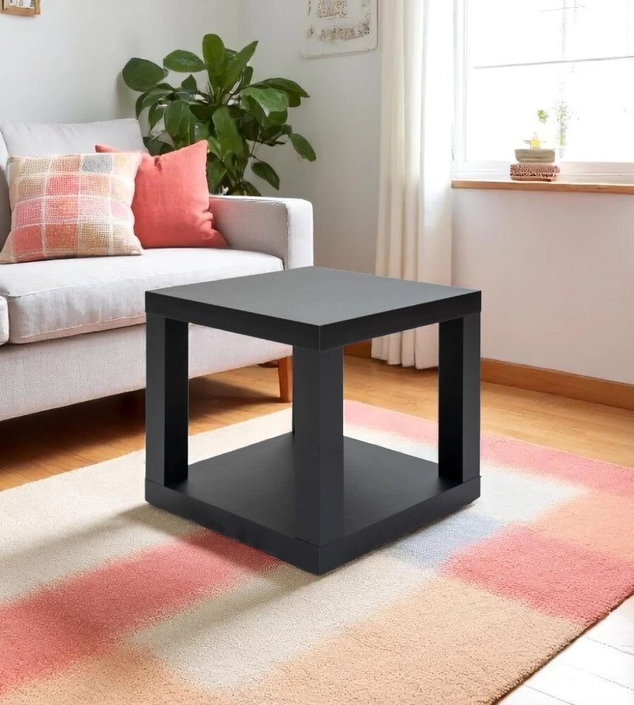 Cubo multifunzione nero, 40x40x38cm