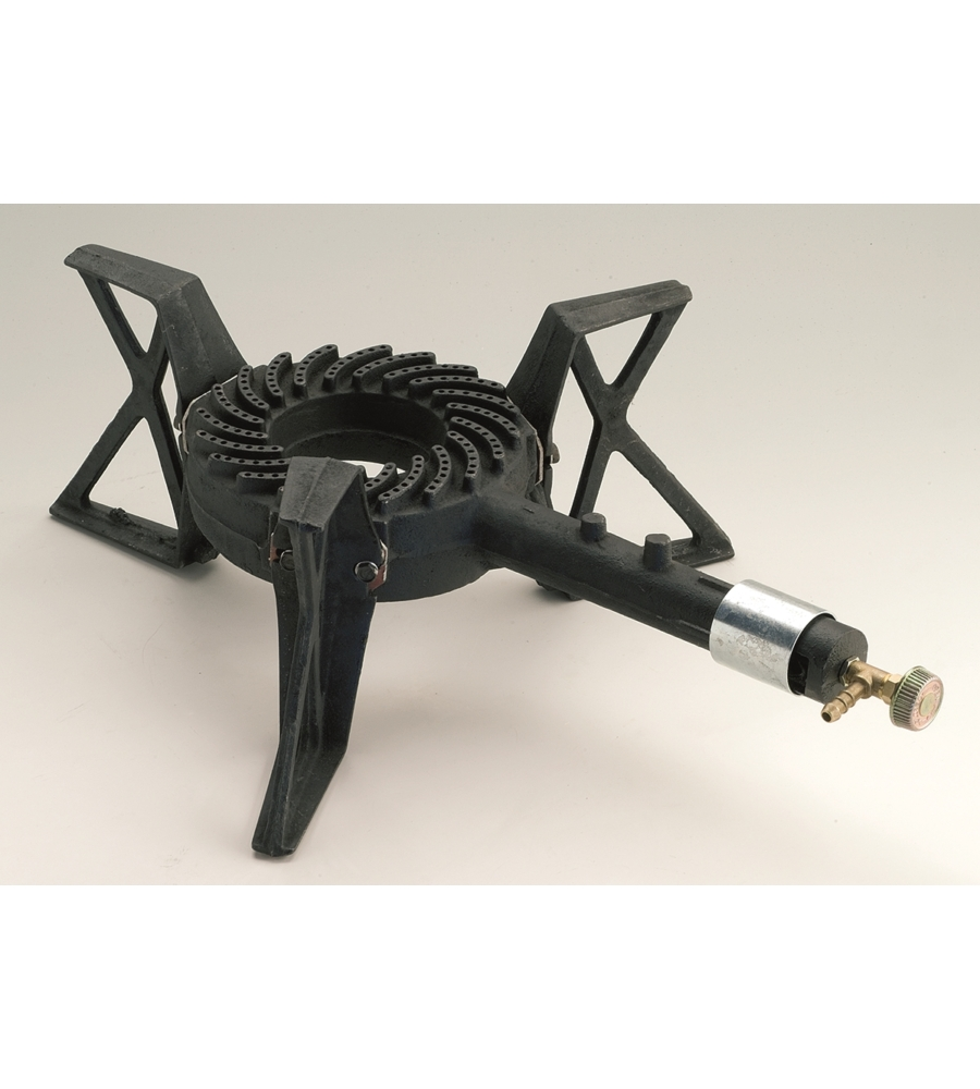 Fornellone a gas kemper con supporto per pentola 1 bruciatore