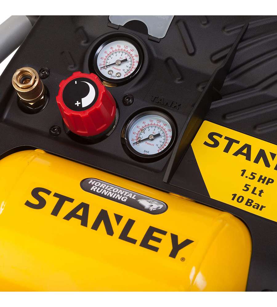 Compressore Portatile Con Serbatoio 5 Litri 1100 Watt - Stanley in