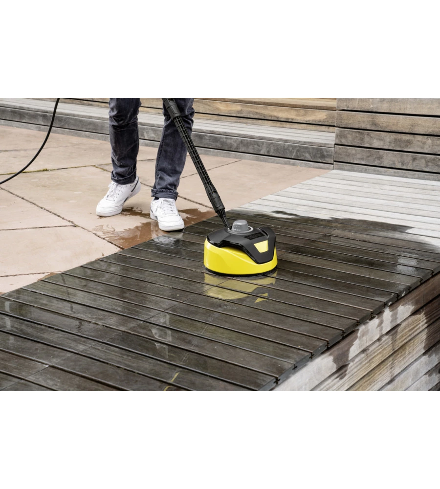 Spazzola lavasuperfici per idropulitrici karcher "t5" con paraspruzzi