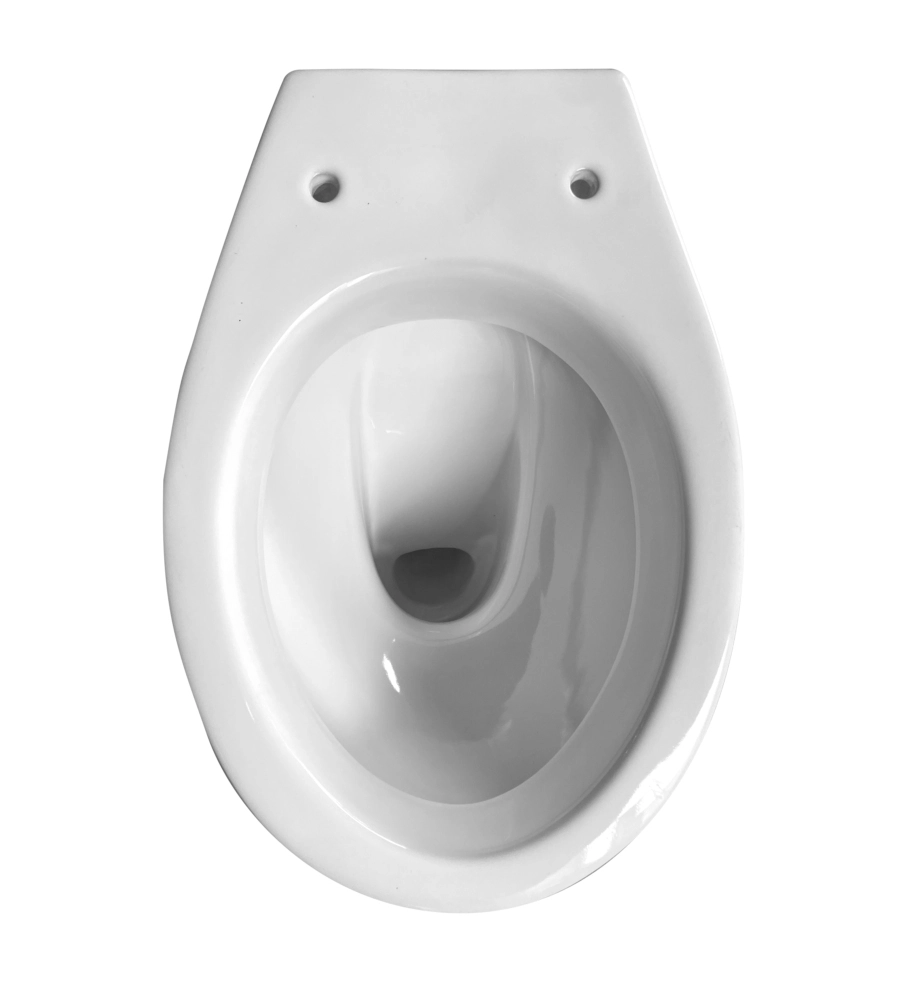 Vaso wc a terra in ceramica "serie idro" bianco