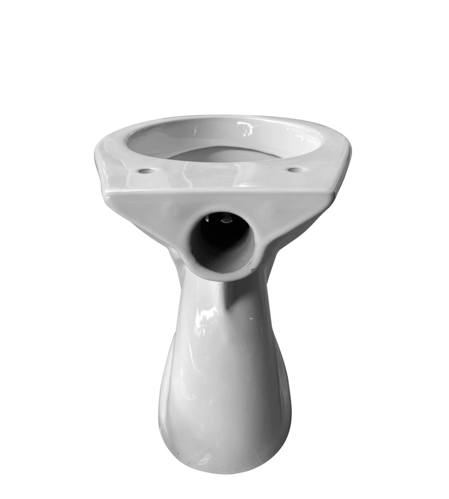 Vaso wc a terra in ceramica "serie idro" bianco