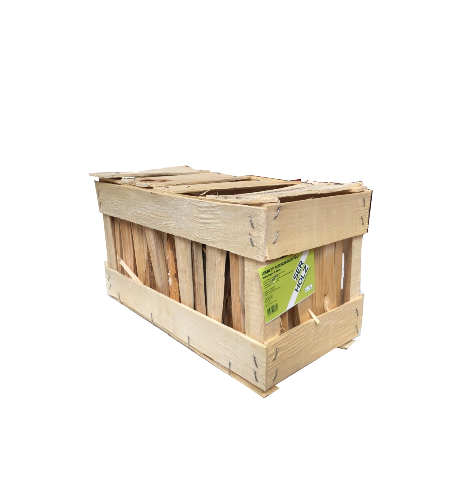 Cassetta di legnetti accendifuoco abete 6 kg