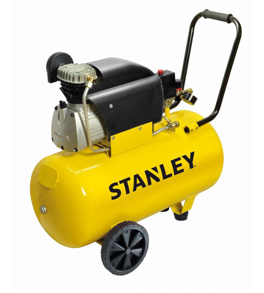 Compressore aria ad olio da 50 litri con ruote - stanley.