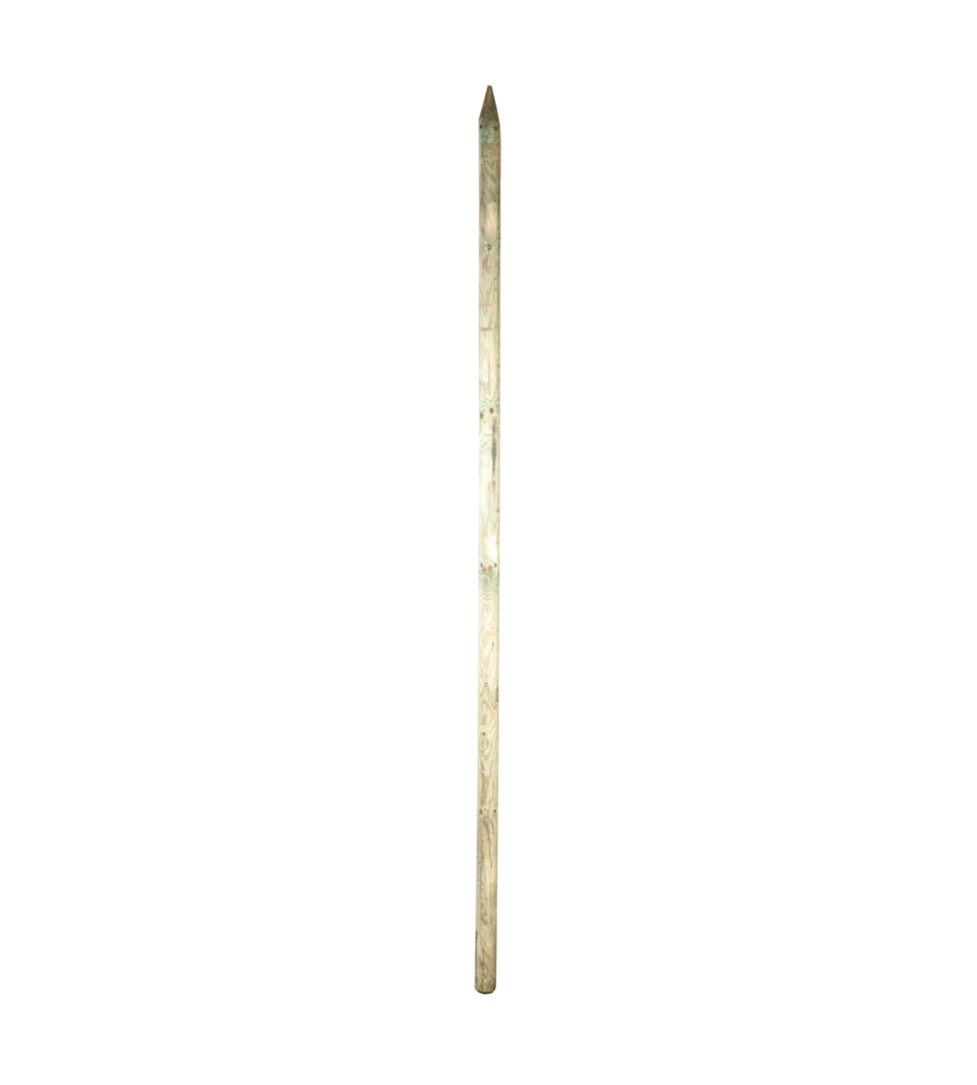 Palo da giardino con punta per recinzione  6x250 h cm