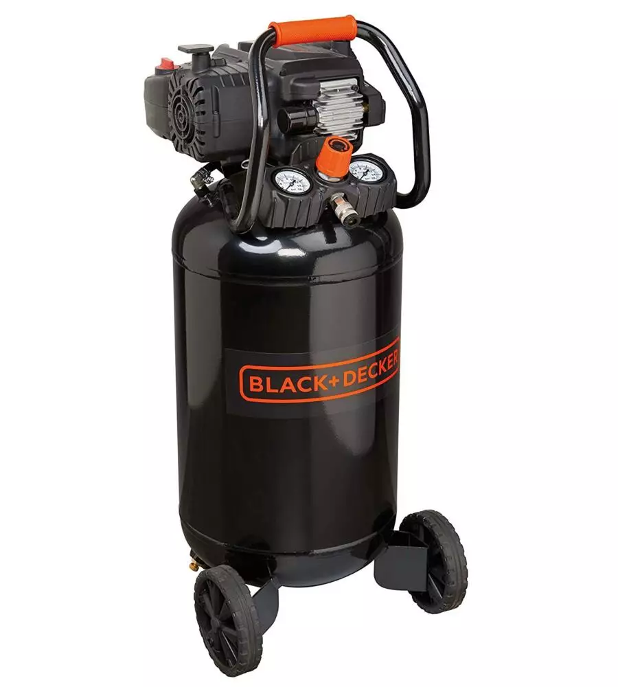 Compressore aria verticale black+decker "bd227/50v-nk" 50l 2hp