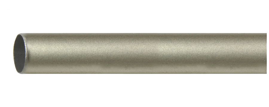 BASTONE PER TENDE - NUVOLE COLORE NICHEL DA 200 CM CON DIAMETRO 20 MM