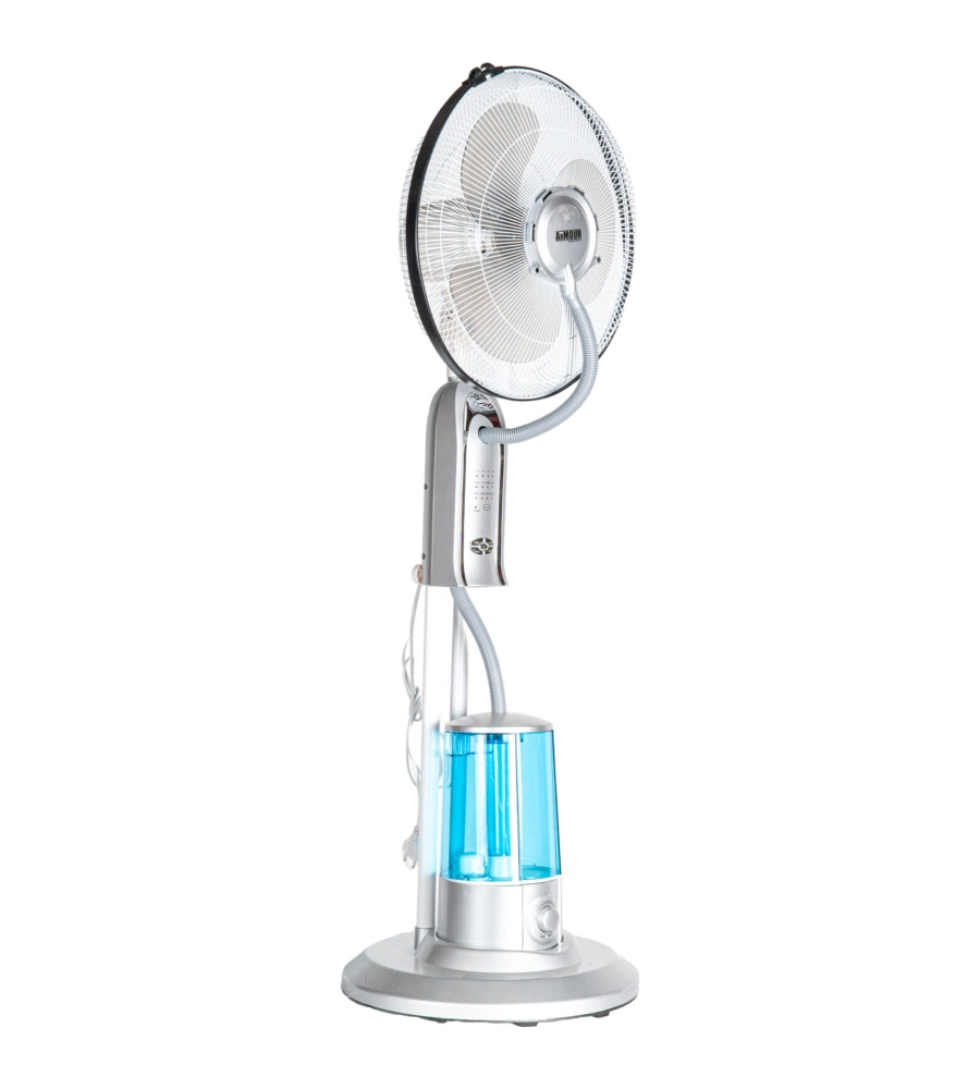 Ventilatore nebulizzatore a piantana armour grigio 75 w