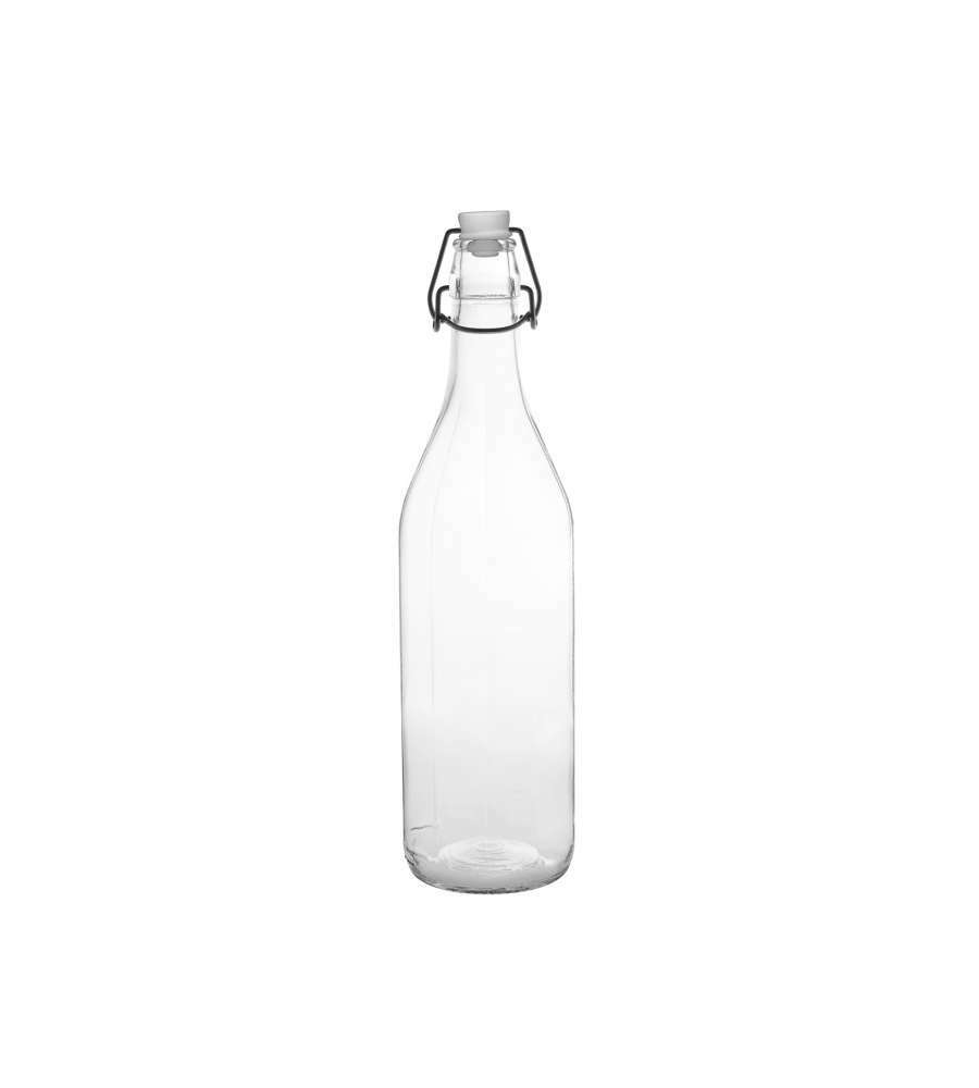 Bottiglia In Vetro Con Tappo Meccanico - 1 L in vendita online