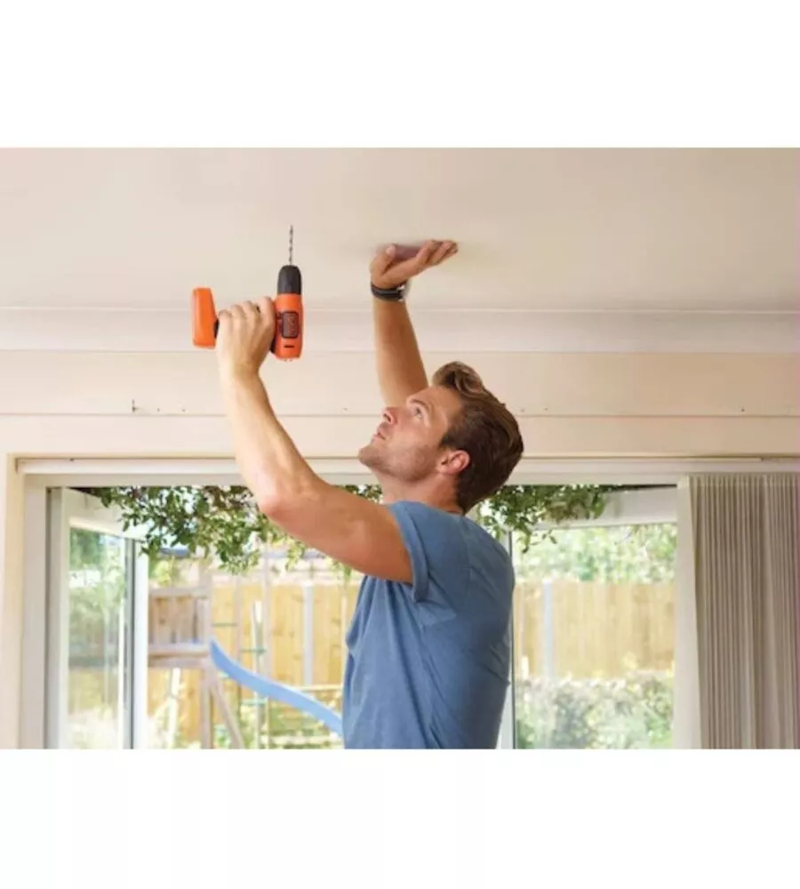 Trapano avvitatore a batteria black+decker "bdcd8-qw" 7,2v 1,5ah