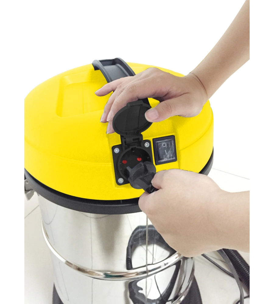 ASPIRATORE SOLIDI LIQUIDI ELETTRICO SYSTEM+ 1200W 30 LT 33 L/S