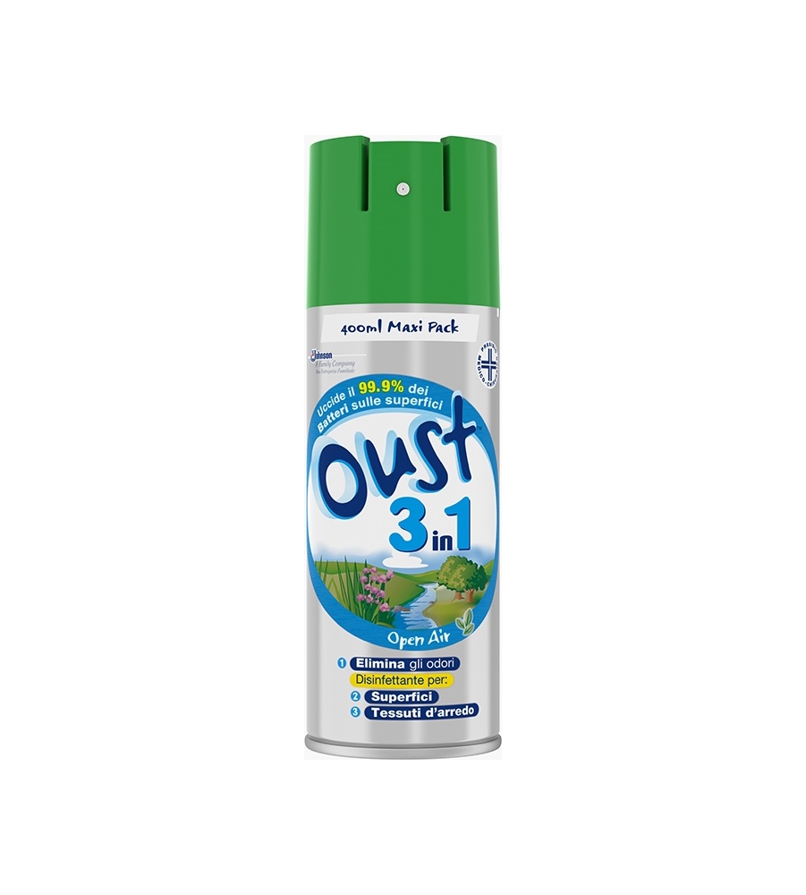 Oust 3 In 1 Spray Disinfettante Elimina Odori - 400 Ml in vendita