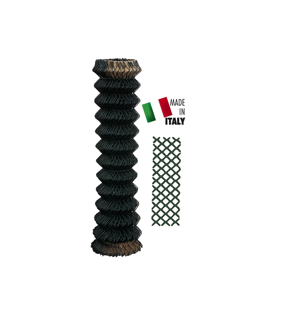 Griglia plasticata verde maglia 50x50 mm h.100 cm 20 mt