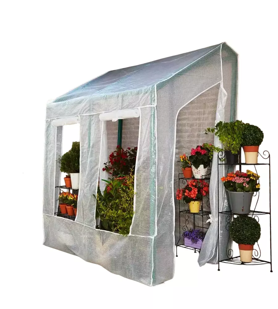 Telo di ricambio verdemax per serra lobelia in plastica trasparente 200x110x210 cm