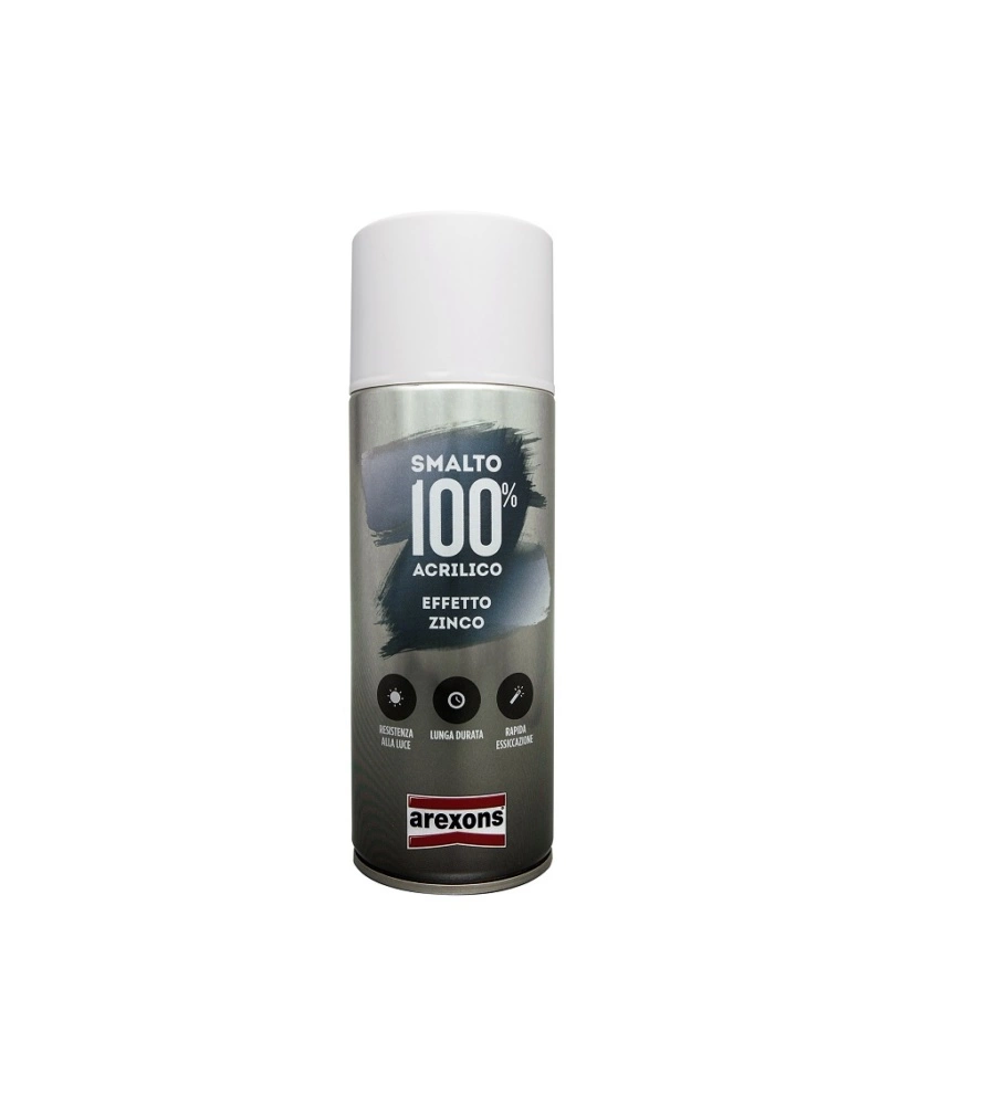 Smalto acrilico vernice effetto zinco ml400