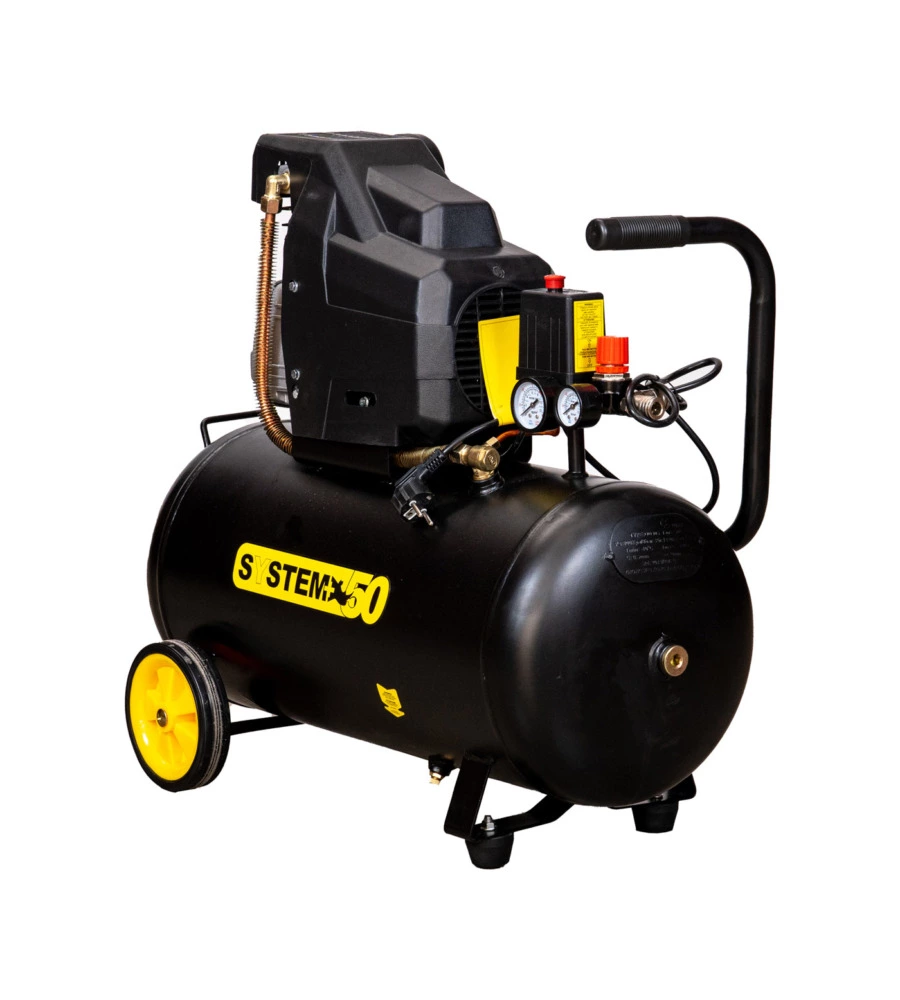 Compressore aria lubrificato system+ 50l 2,5hp - cod. sy013
